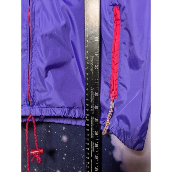 Vintage Woolrich Purple Red Windbreaker Jacket Size Medium 80s 90s Retro Outdoor - Picture 9 of 9